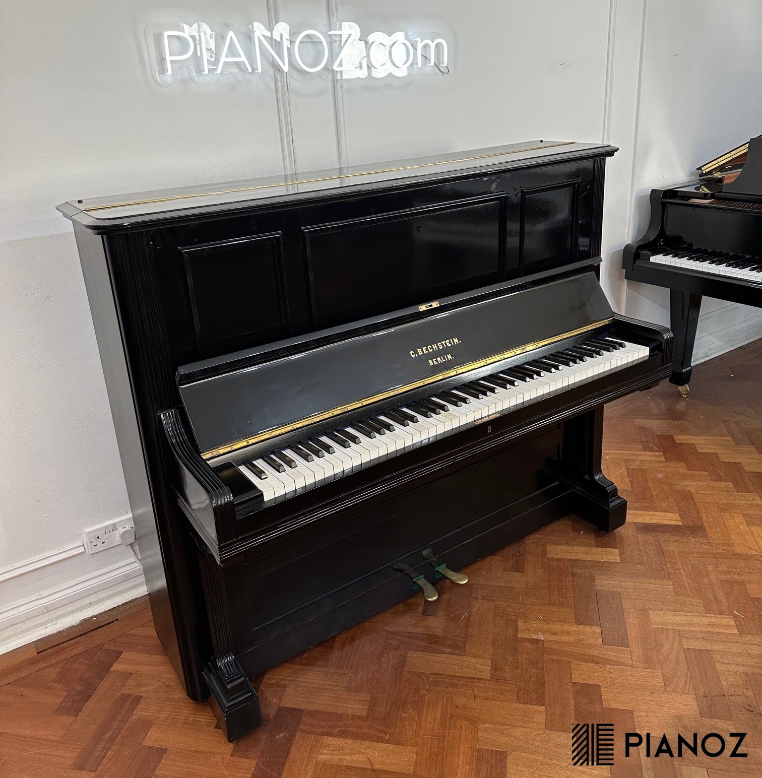 C. Bechstein Black Gloss Upright Piano piano for sale in UK
